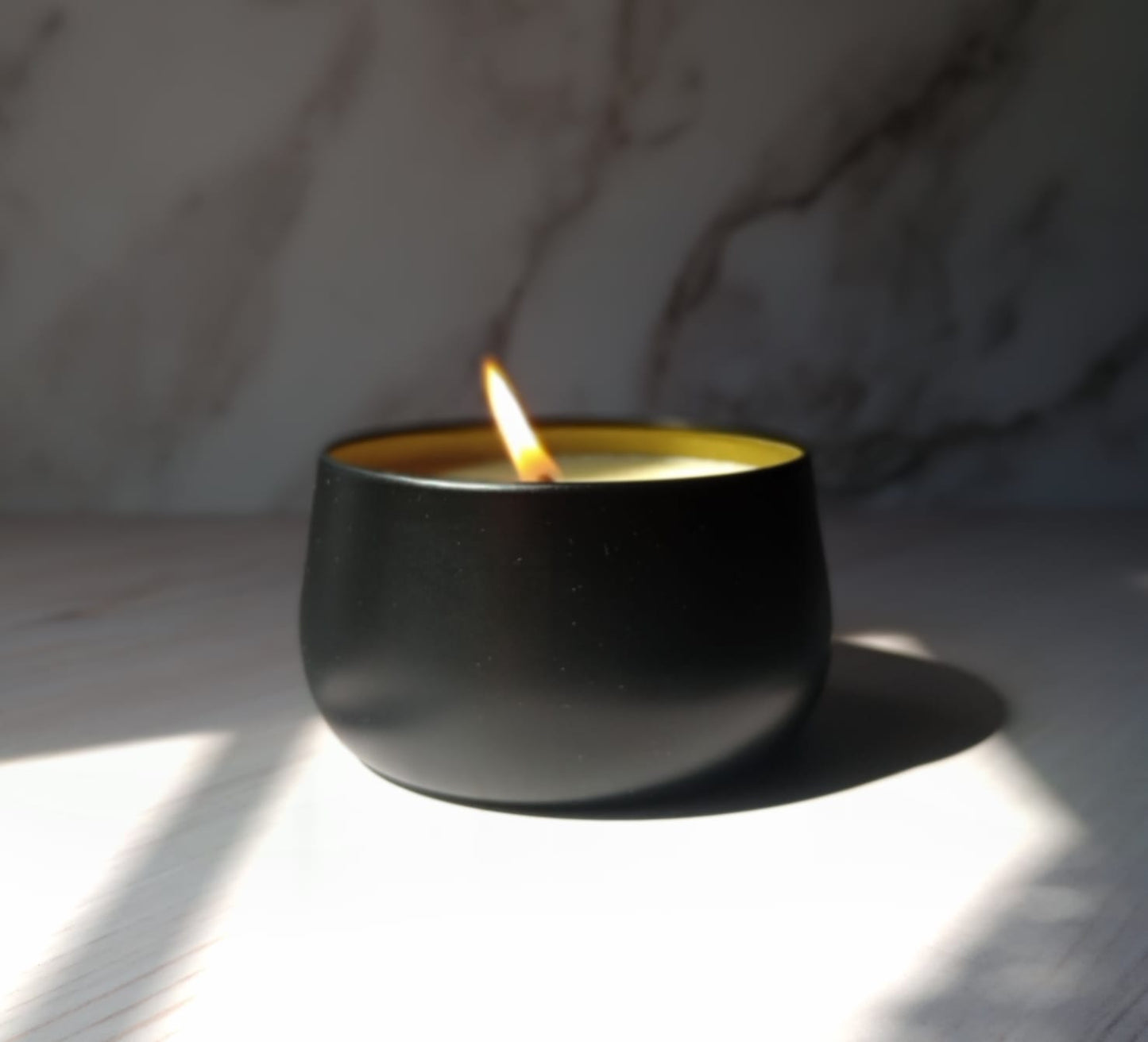 Candle Lotion in a Tin Vessel with Soy wax mango butter and cashmere