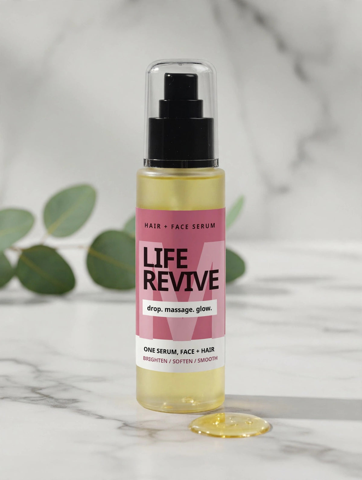 Life Revive Hair and Face Serum – Natural All-in-One Beauty Elixir