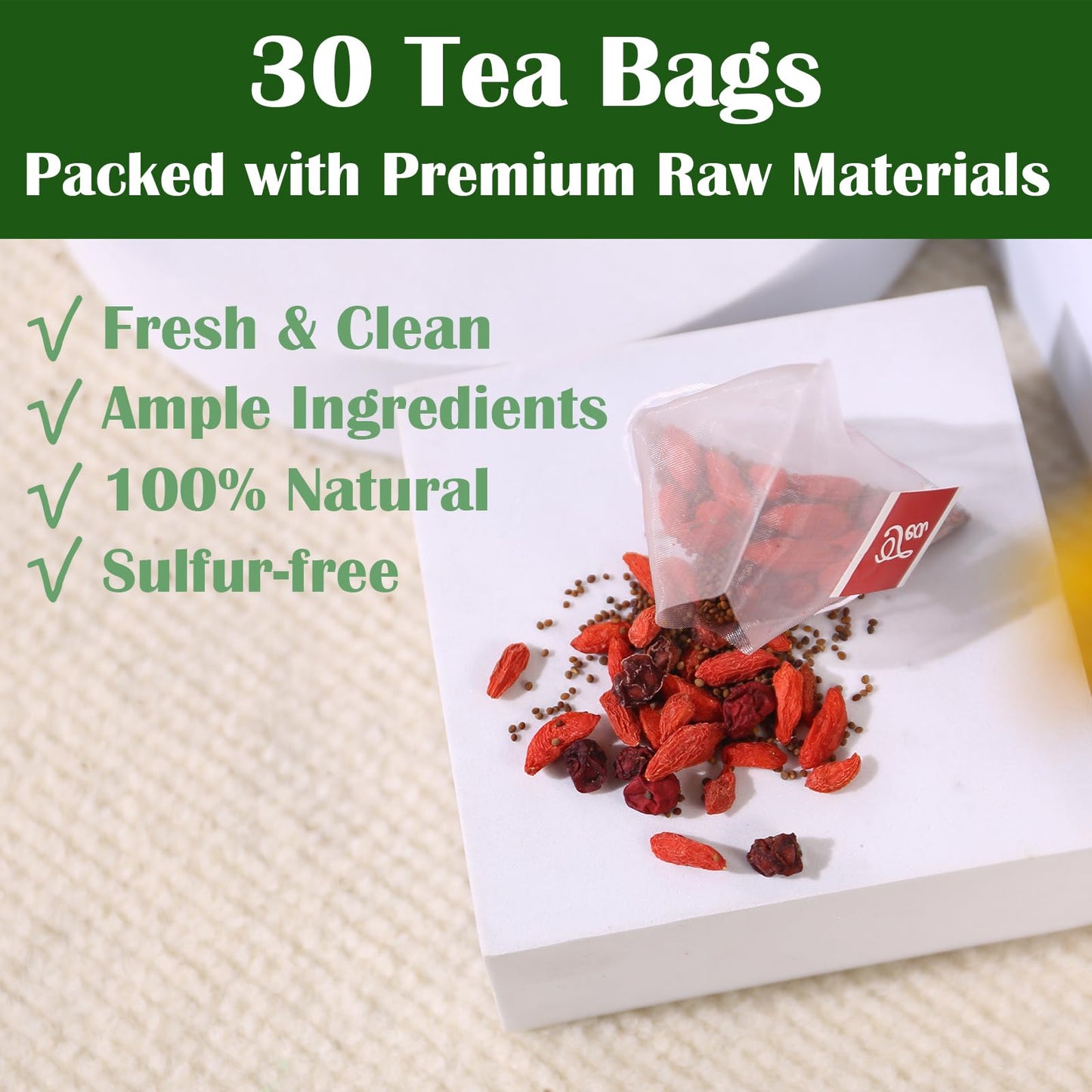 Moringa Tea, 50 Tea Bags. Many Flavors!