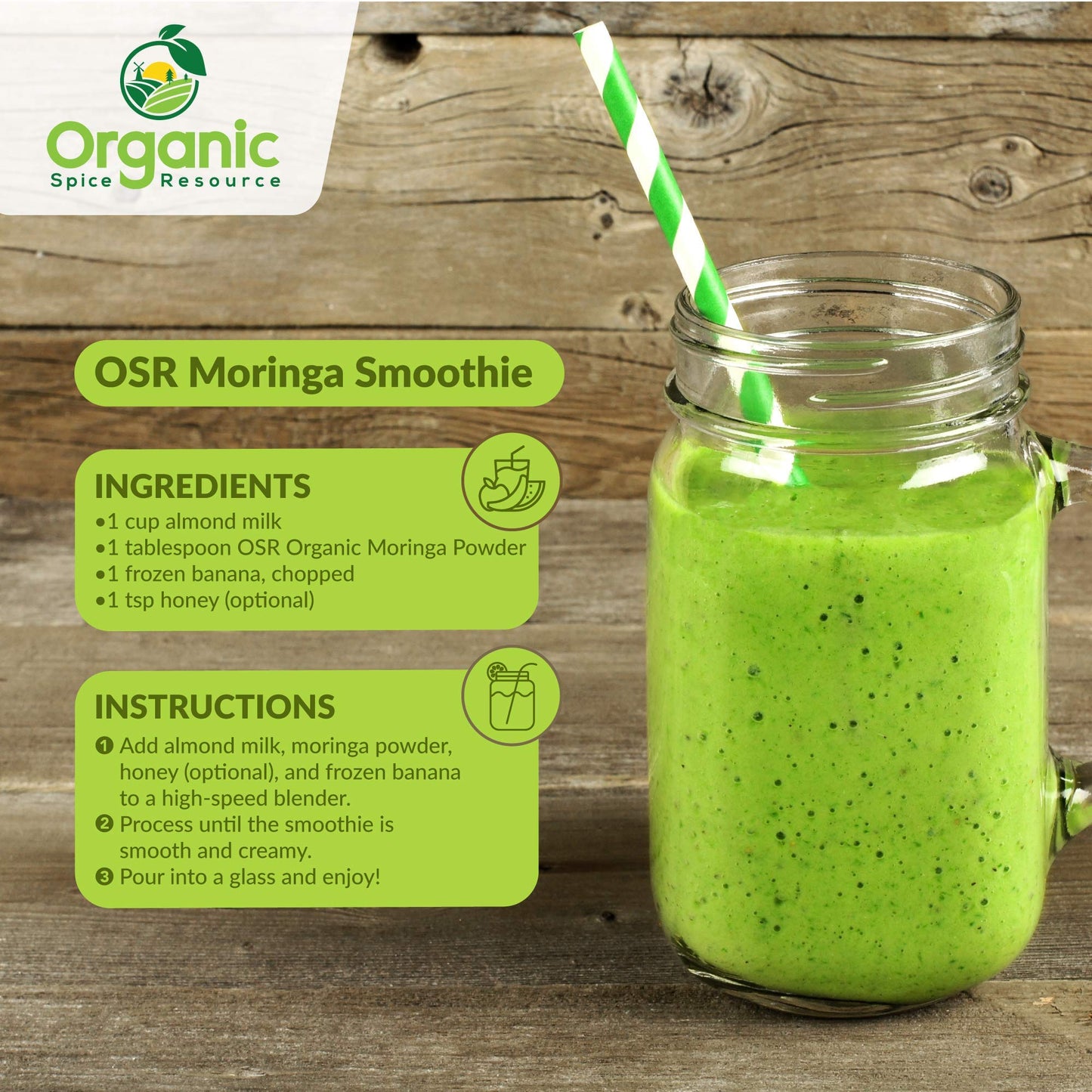 Organic Moringa Powder - USDA Organic