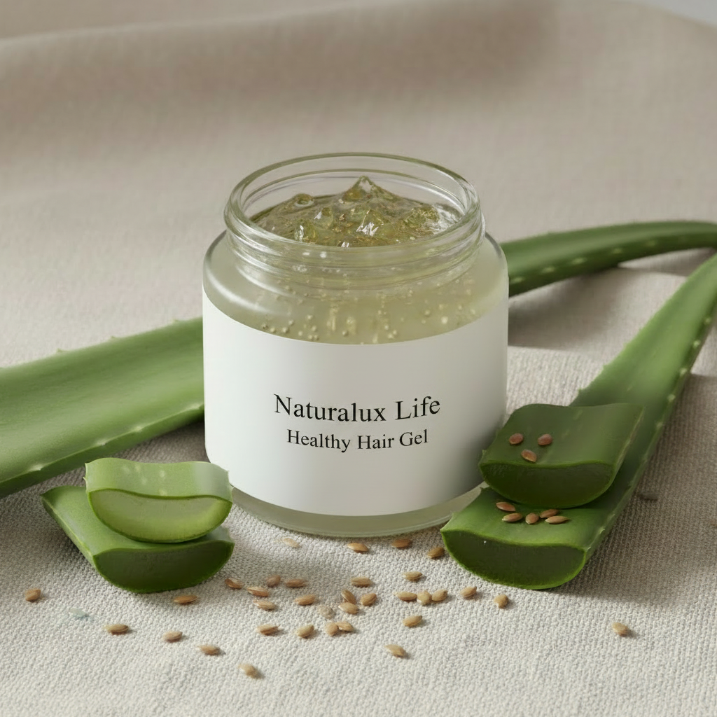 Gel para cabello saludable