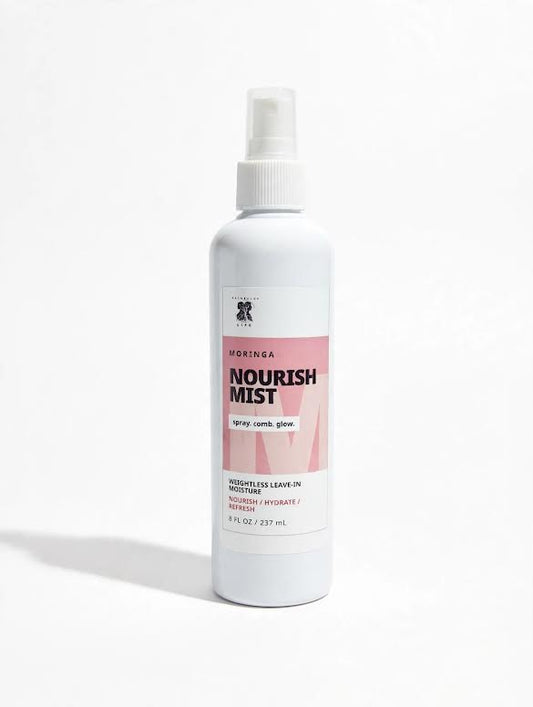 Moringa Nourish Mist – Weightless Leave-In Hair Moisture (8 fl oz)