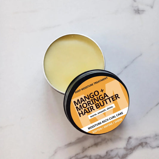 Mango & Moringa Hair Butter – Deep Moisture Treatment for Strong, Shiny, Frizz-Free Hair