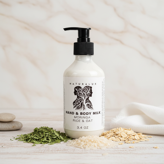 Hand and Body Milk with Moringa Rice and Oats