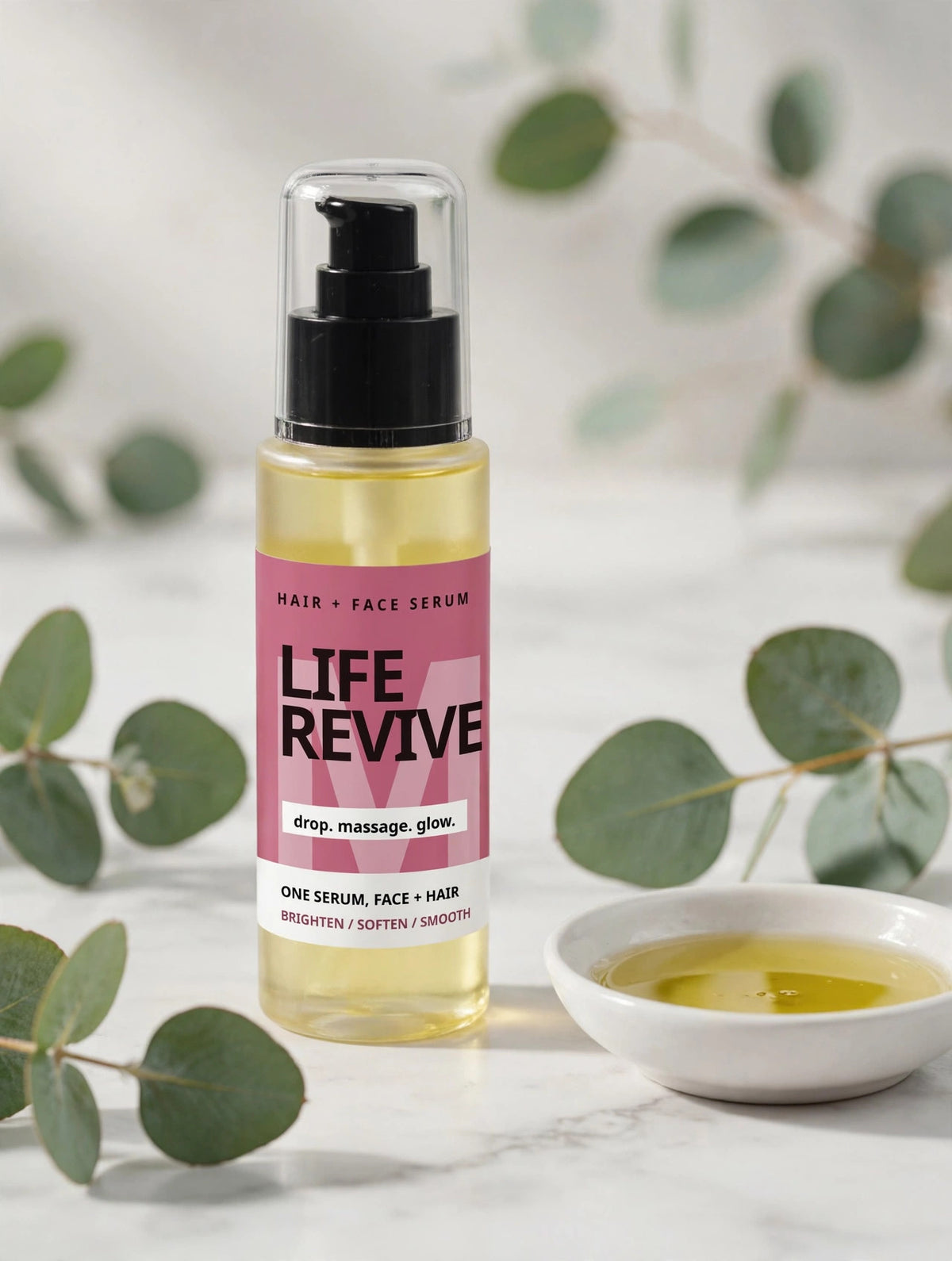 Life Revive Hair and Face Serum – Natural All-in-One Beauty Elixir