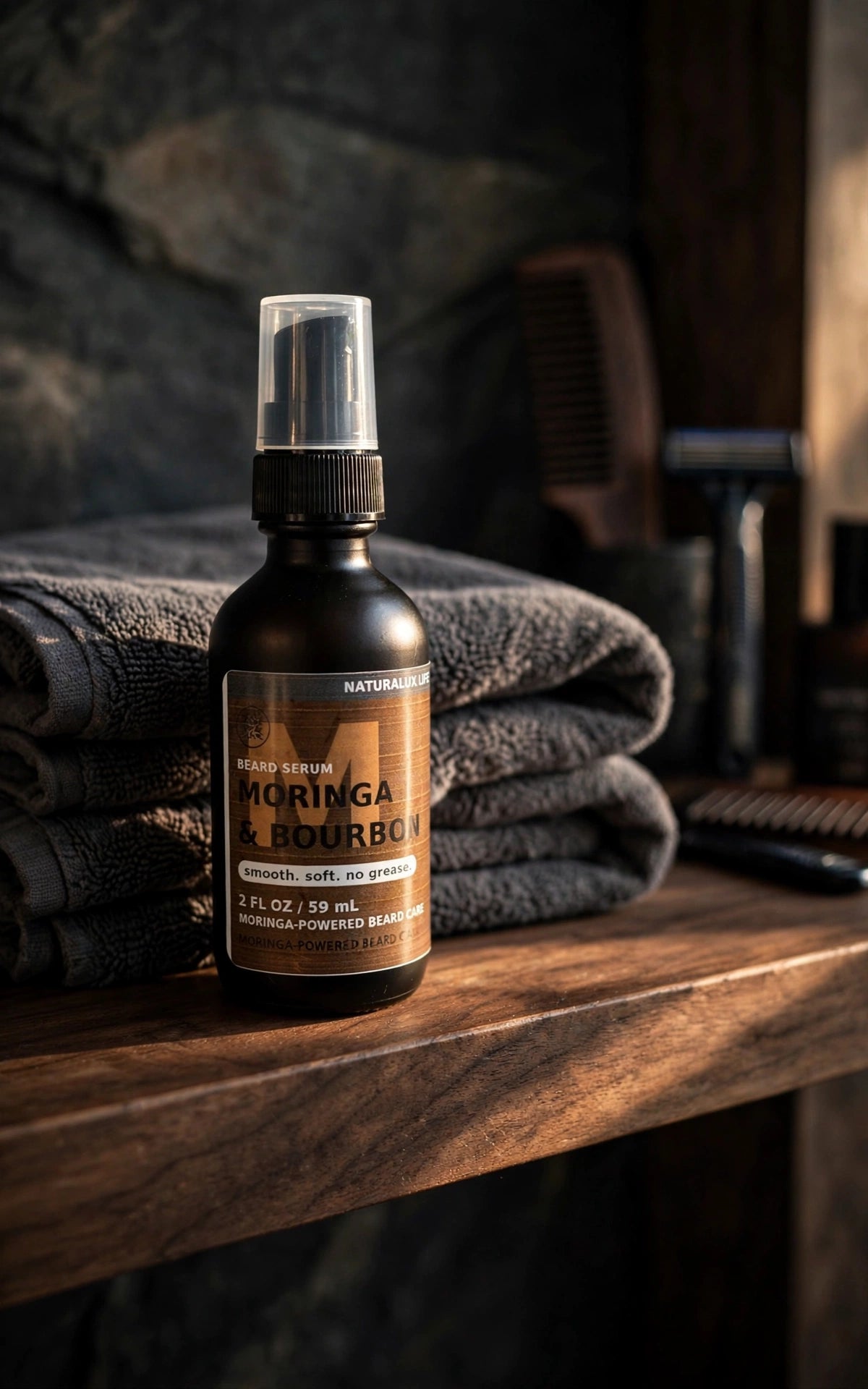Moringa & Bourbon Beard Serum