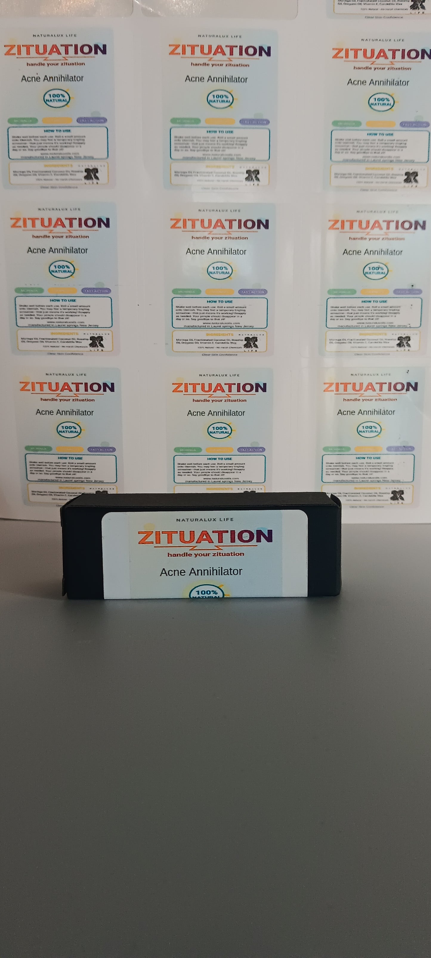 All Natural  ZITUATION! Natural Acne Spot Treatment – Fast Acting, All-Natural