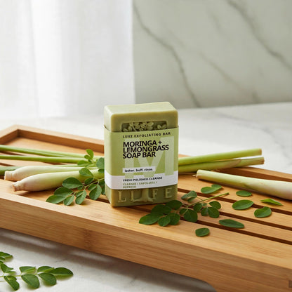 Soap Bar with Moringa and Lemongrass